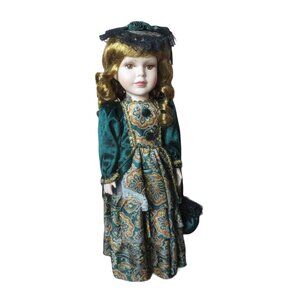 Menie Limited Edition 16" Porcelain Doll Box & COA - Vintage - Marlene